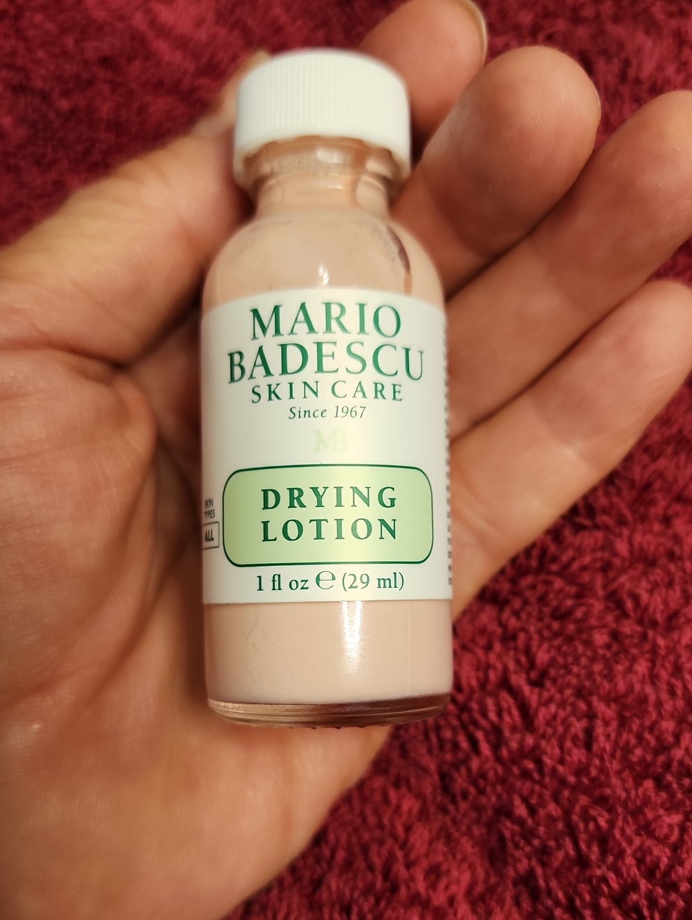 Mario Badescu Pink Drying Lotion Bottle